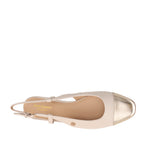 Ballerinas slingback Katte para mujer color hueso