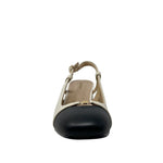 Tacones slingback Margot para mujer color beige