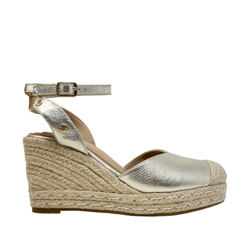 Alpargatas Molly para mujer color dorado