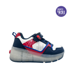 Sneakers con rodos Spider para niño color marino