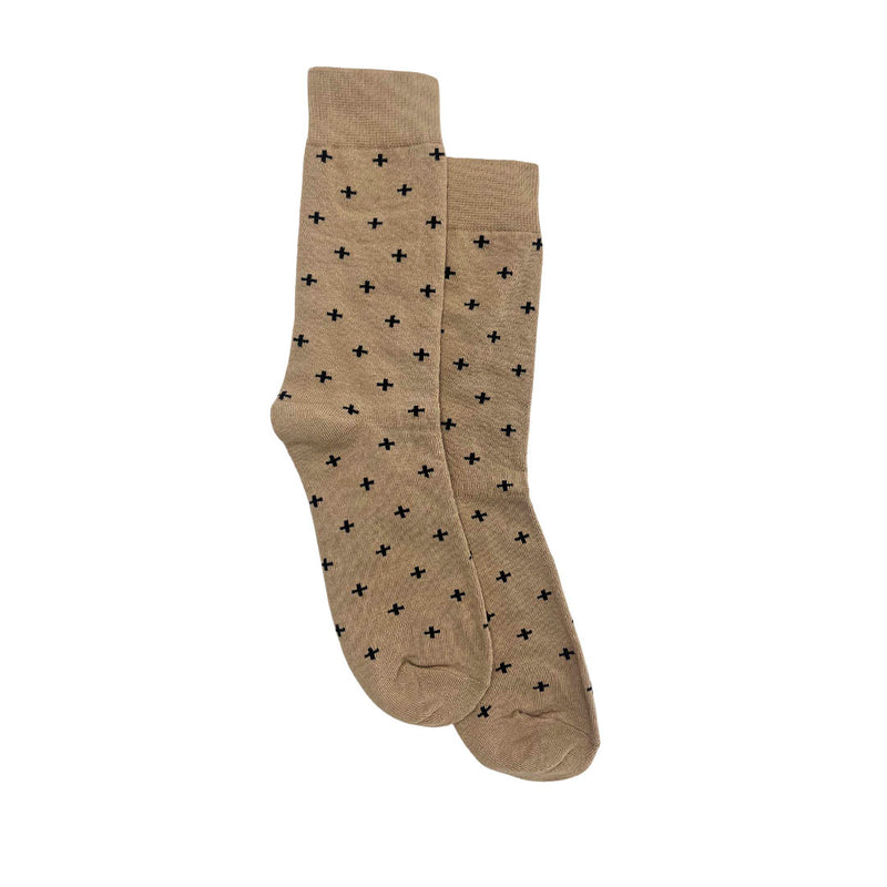 Calcetines Cross para hombre color beige