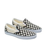 Tennis Slip On unisex color blanco y negro