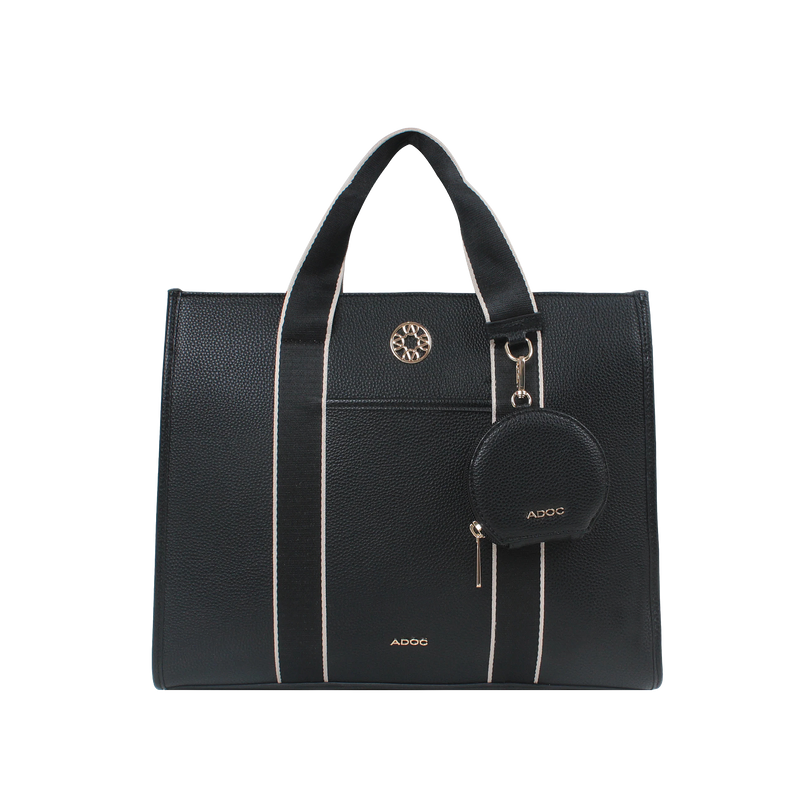 Cartera tote Ornella para mujer color negro