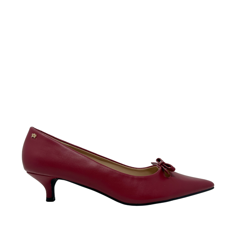 Tacones kitten Wilda para mujer color rojo
