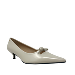 Tacones kitten Wilda para mujer color hueso