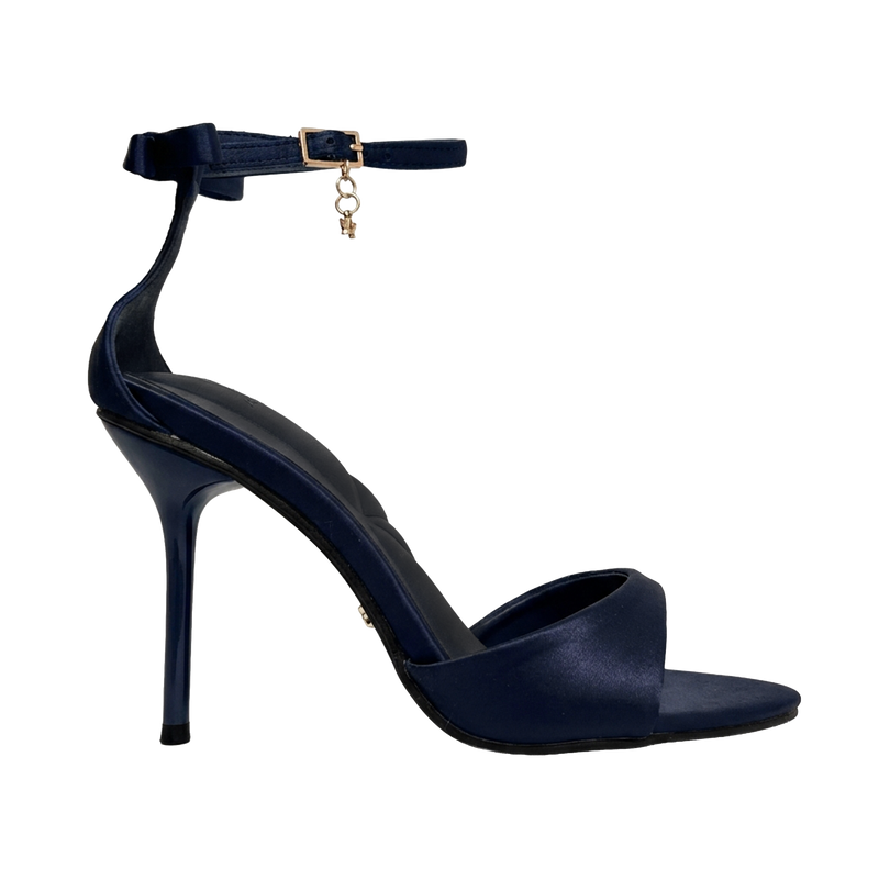Sandalias de tacón Silvie para mujer color turquesa