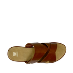 Sandalias flats Trudy para mujer color tan
