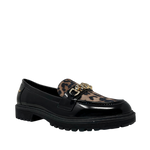 Mocasines Suki para mujer color leopardo