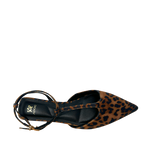 Ballerinas ankle strap Nivika para mujer color leopardo