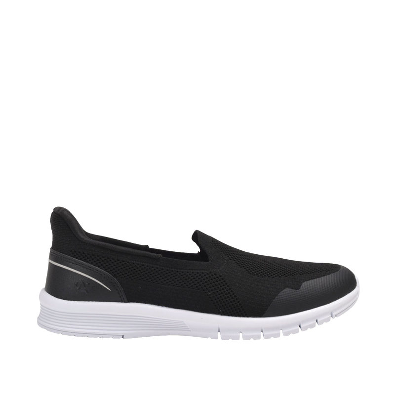 Tennis slip on Swag para mujer color negro