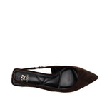Tacones slingback Wiley para mujer color café
