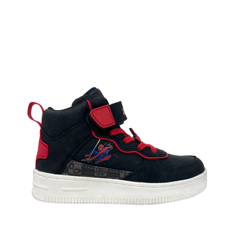 Sneakers Spider para niño color negro