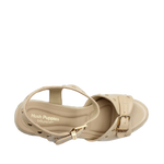 Sandalias de plataforma Cristy para mujer color nude