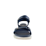 Sandalias flats Linna para mujer color navy
