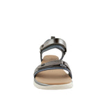 Sandalias flats Linna para mujer color pewter