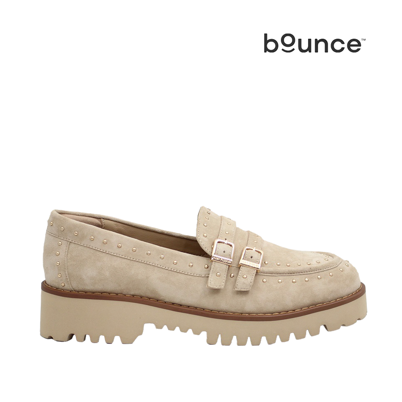 Mocasines Julietta para mujer color tan
