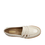 Mocasines Julietta para mujer color hueso