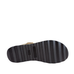 Sandalias flats Darry para mujer color dorado
