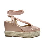 Cuñas Kim para mujer color blush