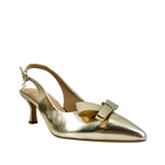 Tacones slingback Sydney para mujer color dorado