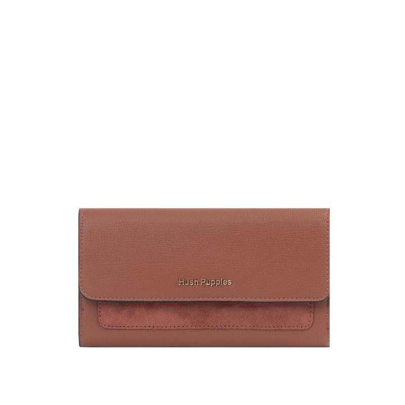 Billetera Odette para mujer color tan