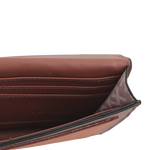 Billetera Odette para mujer color tan