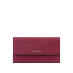 Billetera Odette para mujer color burgundy