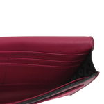 Billetera Odette para mujer color burgundy
