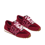 Sneakers Crash Zone para mujer color vino