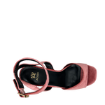 Sandalias de tacón Kiss para mujer color rosado