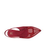 Tacones slingback Izanda para mujer color rojo