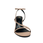Sandalias de tacón Violet para mujer color nude