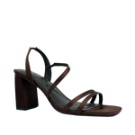 Sandalias de tacón Talisa para mujer color chocolate