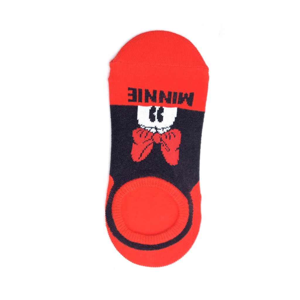 Calcetines Minnie rojo para Mujer
