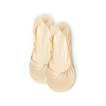 Calcetines invisible Poinnty beige para Mujer